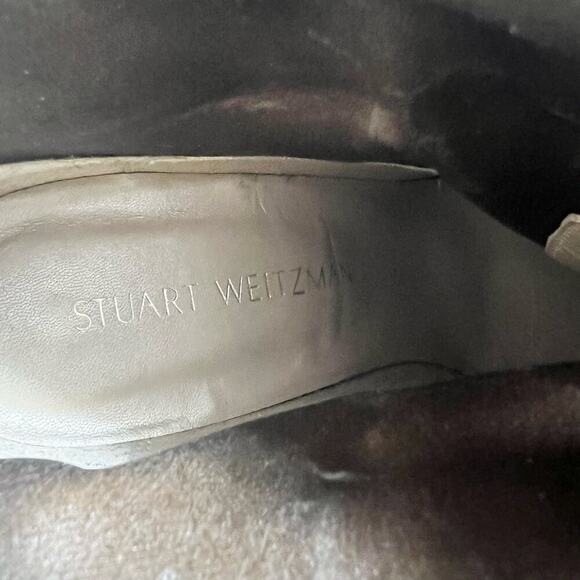 Women’s Stuart Weitzman Mitten Booties Size 10 - Picture 7 of 9